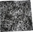 Planet Emortalis Bandana Schwarz/Grau 