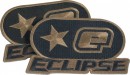 Aufnäher Planet Eclipse schwarz-olive , 2 Stück