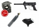 Tippmann Model 98 Custom PS ACT .68 Cal schwarz, 12oz CO2, Thermalmaske, Munbox