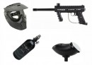 Tippmann Model 98 Custom PS ACT .68 Cal schwarz, 0,8l HP, Singlemaske, Munbox
