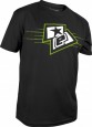 T-Shirt Planet Mens ELogo schwarz / grün