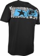 T-Shirt Planet Mens Illusion schwarz / blau
