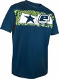 T-Shirt Planet Mens Illusion blau / grün
