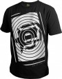 T-Shirt Planet Mens Spiro schwarz