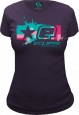 T-Shirt Planet Girls Pixel lila