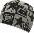 Planet Squared Beanie schwarz / grau