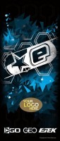 Banner Planet Eclipse Logo Custom   7x3ft 