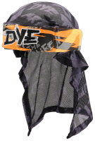 Dye Orange Tiger Head Wrap 